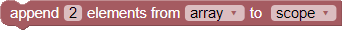 Append Values to Scope