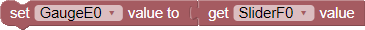 Set Gauge to Slider Value