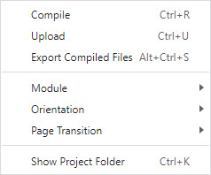 Project Menu