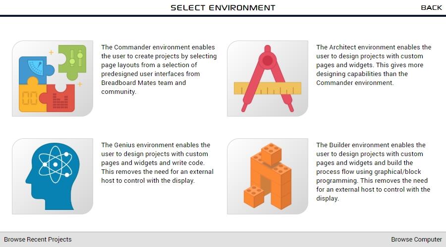 Select Environment