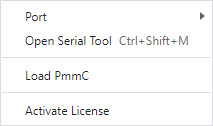 Tools Menu