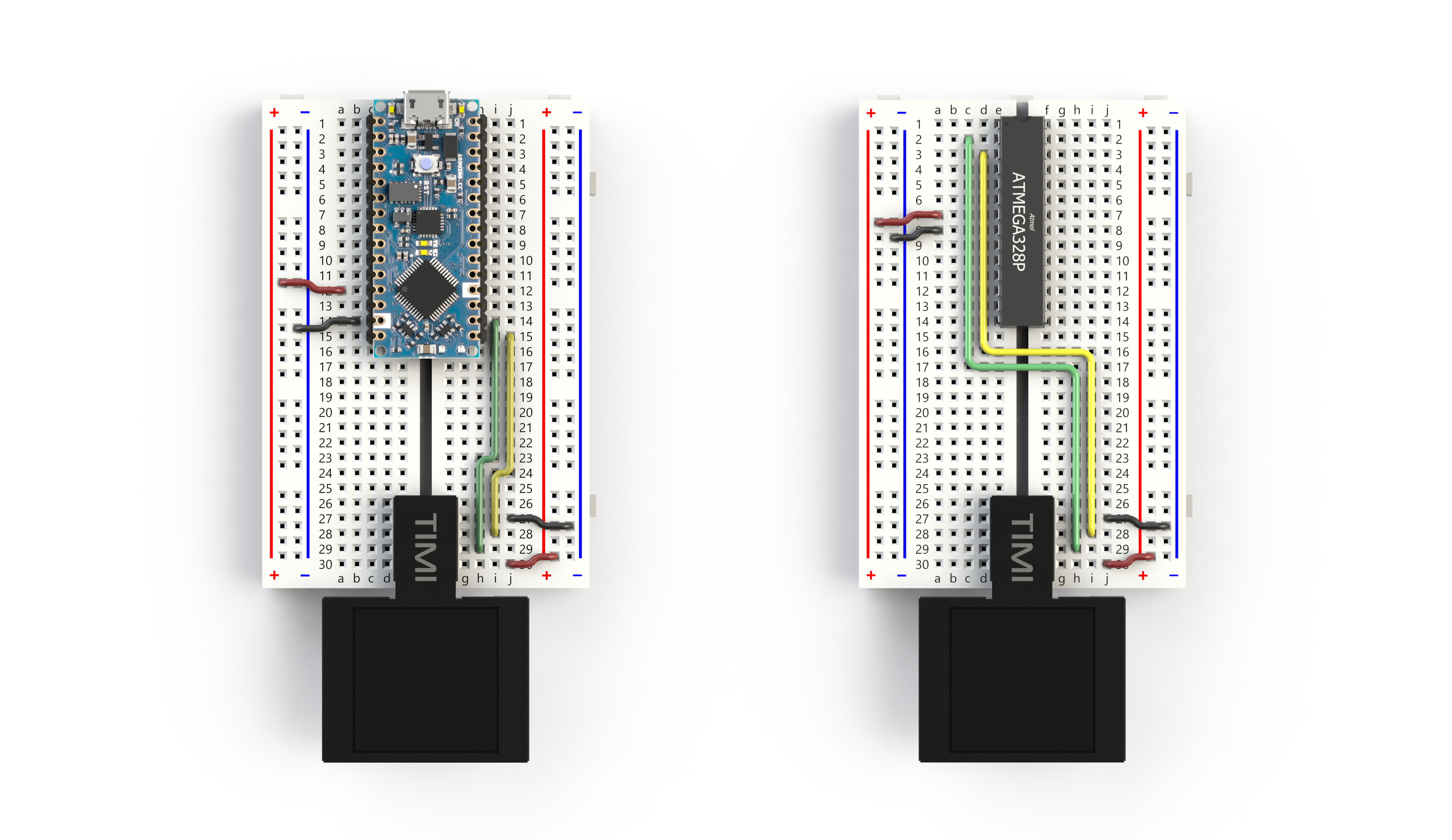 TIMI-130 Arduino/Atmel Connection